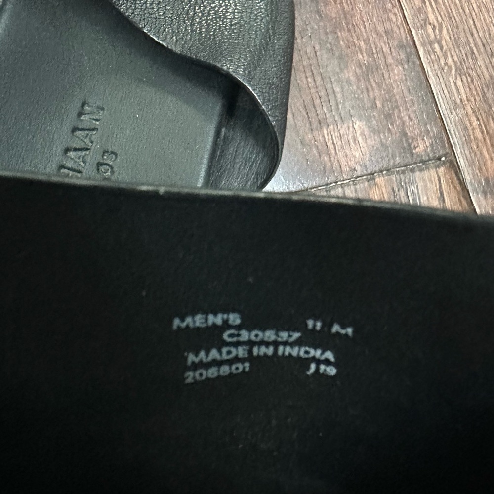 Cole Haan Goldwyn Pebble-Leather Slide Sandals - Picture 5 of 5